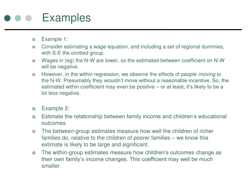 examples