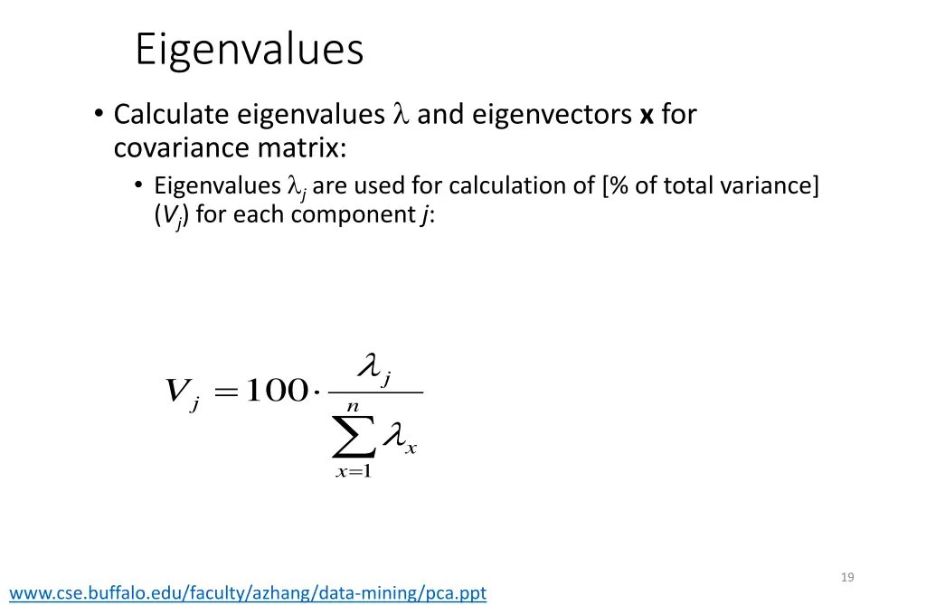 eigenvalues 1