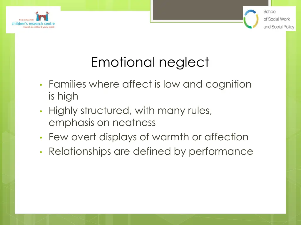 emotional neglect
