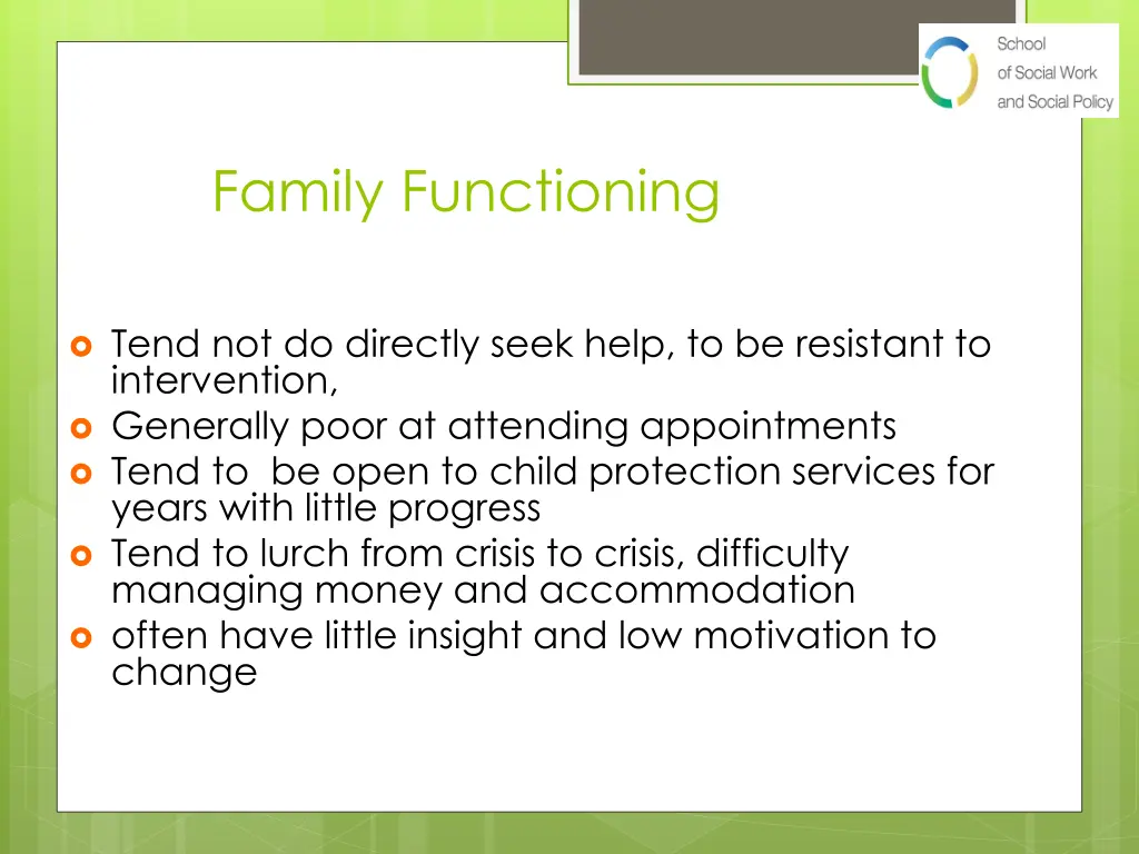 family functioning