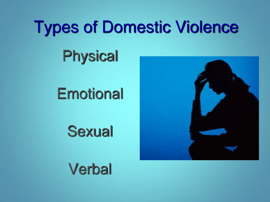 types of domestic violence