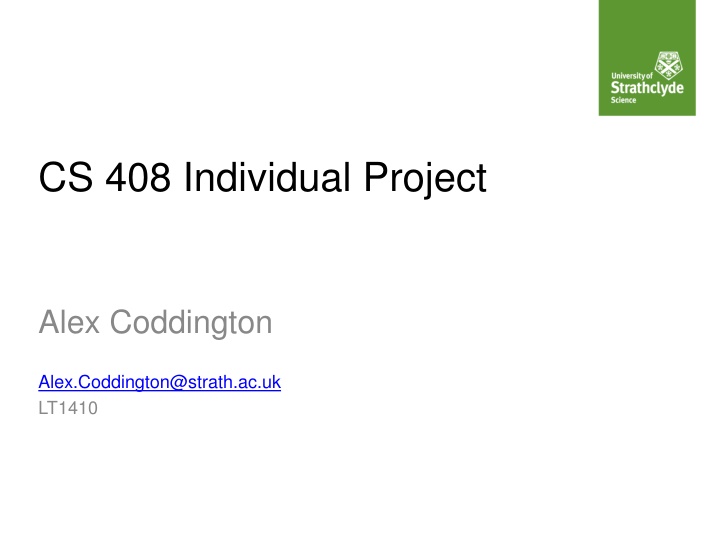 cs 408 individual project