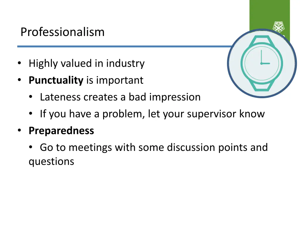 professionalism