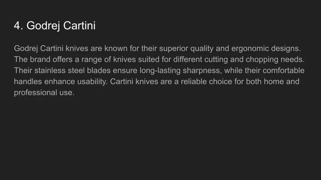 4 godrej cartini