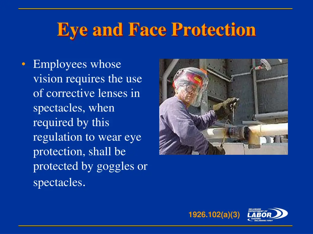 eye and face protection 2