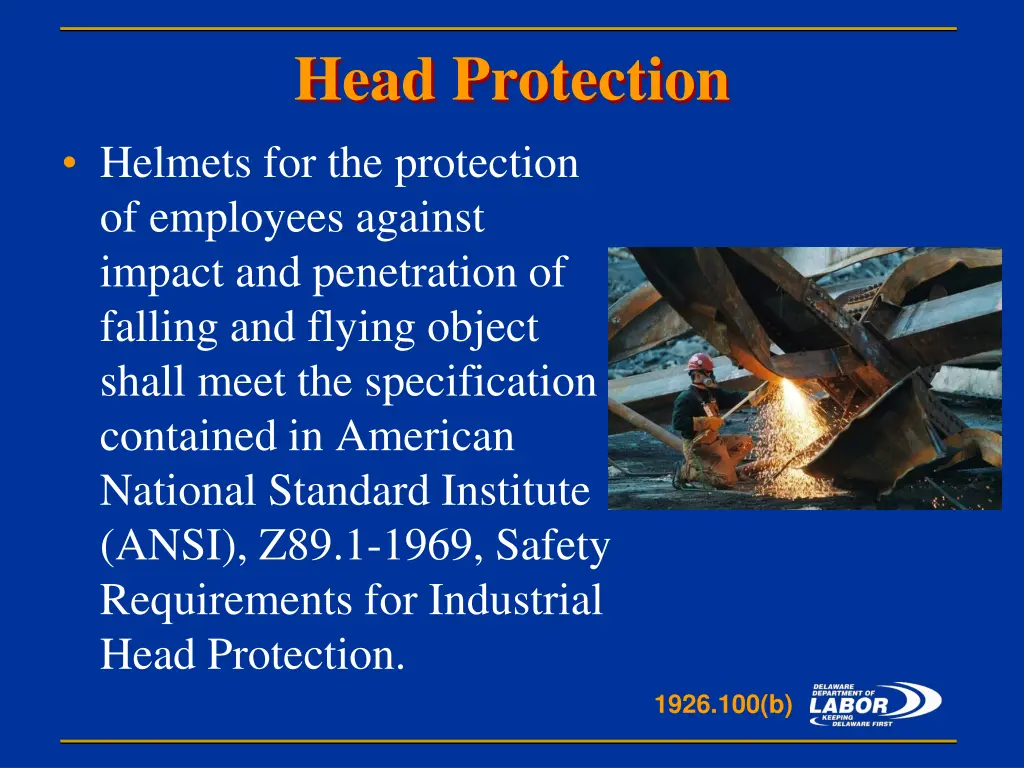 head protection