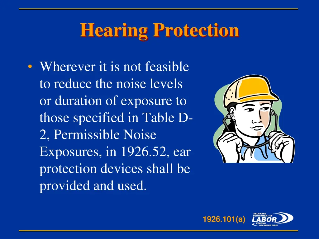 hearing protection