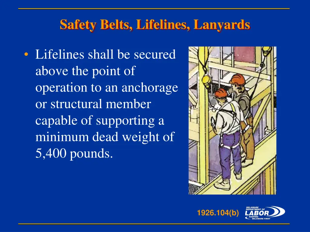 safety belts lifelines lanyards 1