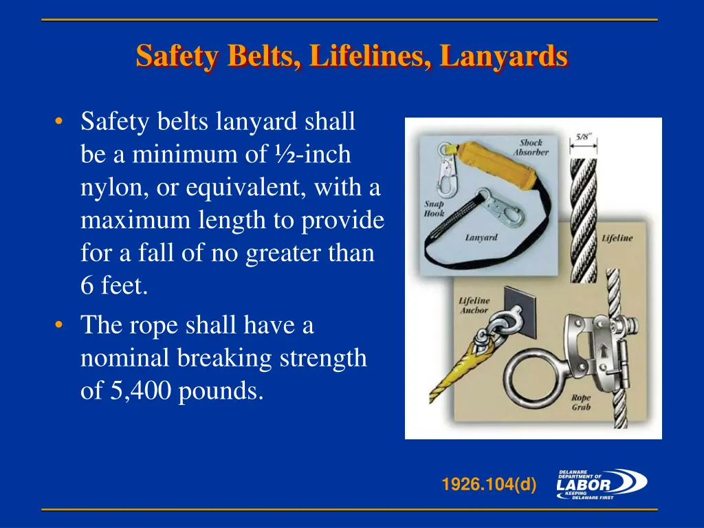 safety belts lifelines lanyards 3