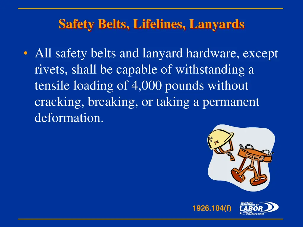 safety belts lifelines lanyards 5