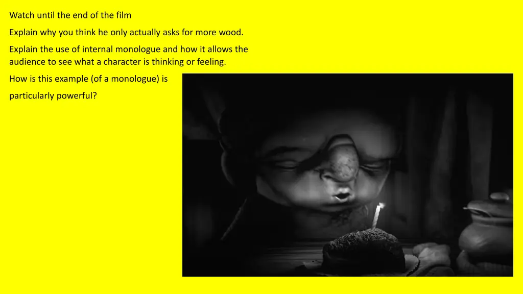 watch until the end of the film