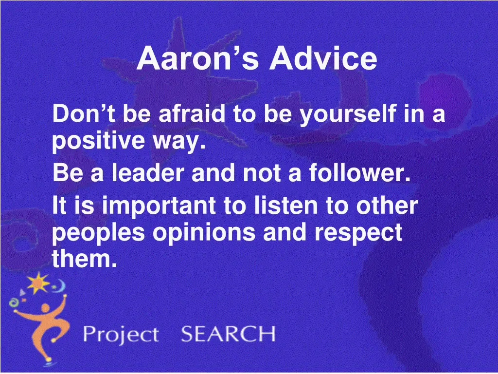 aaron s advice