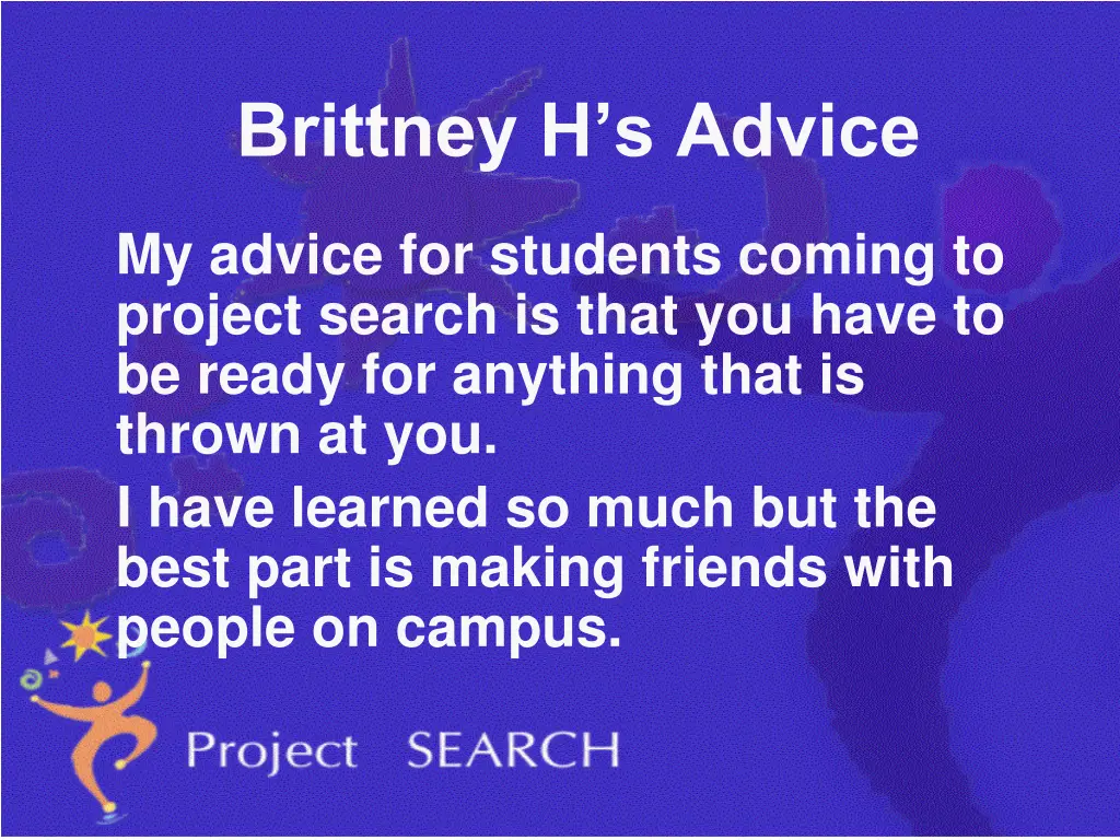 brittney h s advice