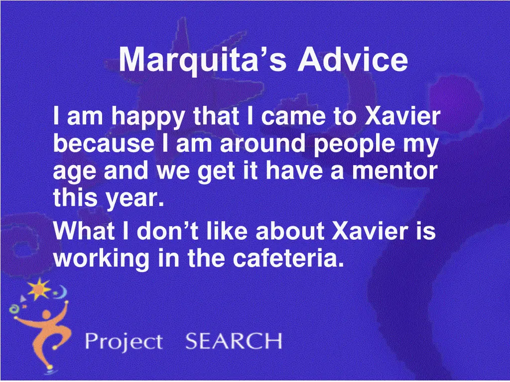 marquita s advice