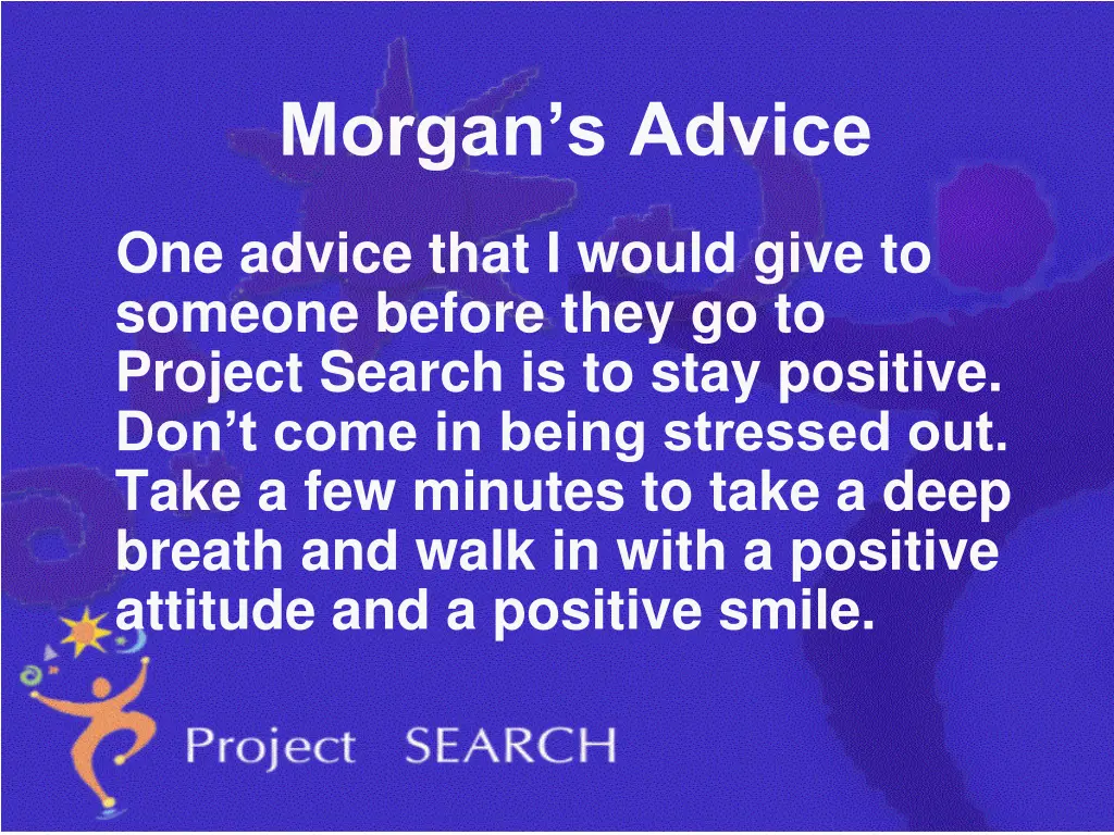morgan s advice