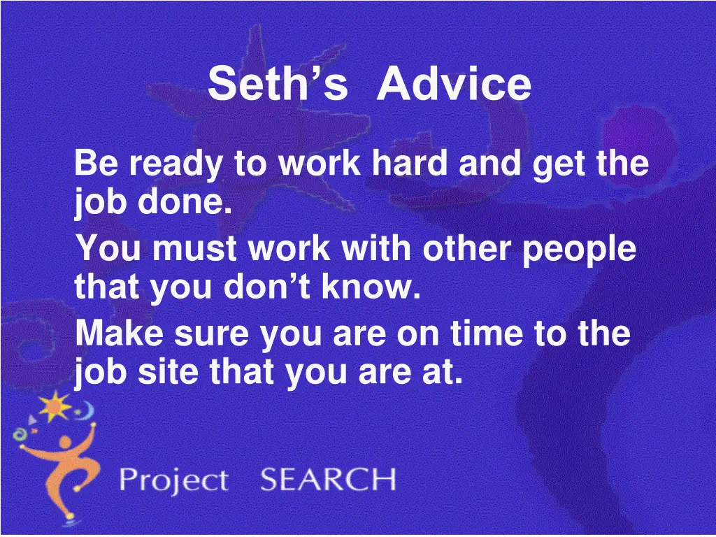 seth s advice