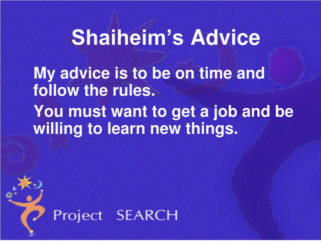 shaiheim s advice