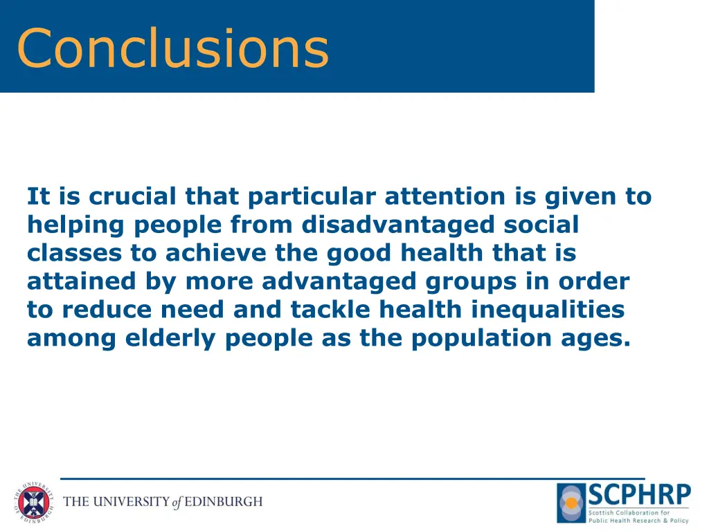 conclusions 1
