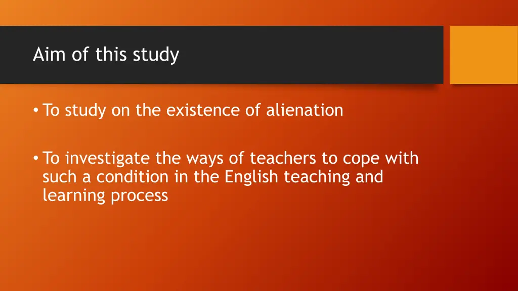 aim of this study