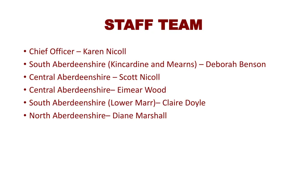 staff team staff team