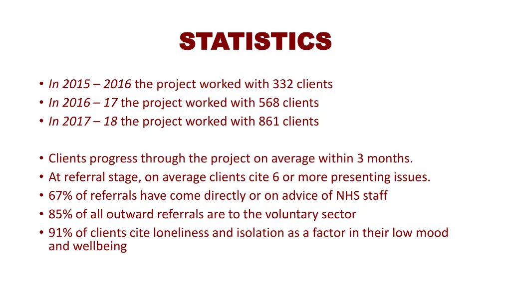statistics statistics