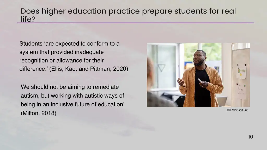 does higher education practice prepare students
