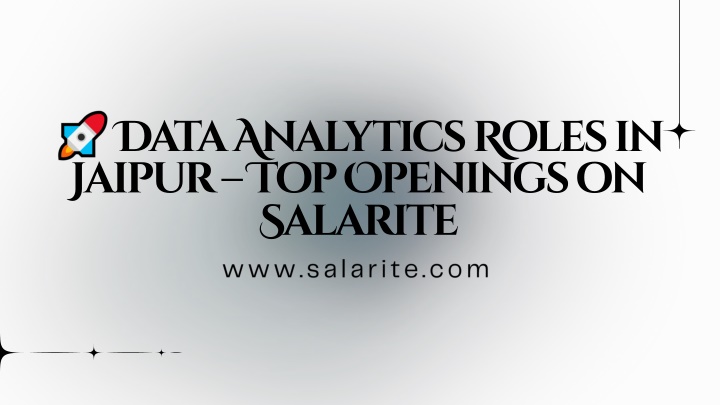 data analytics roles in jaipur top openings