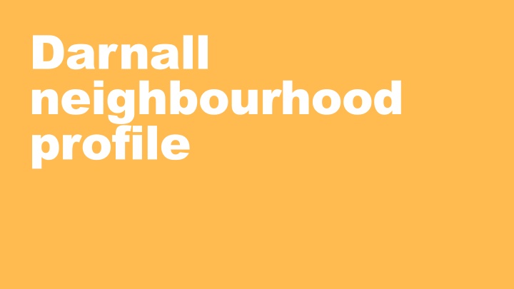darnall neighbourhood profile