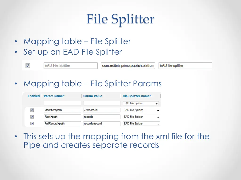 file splitter