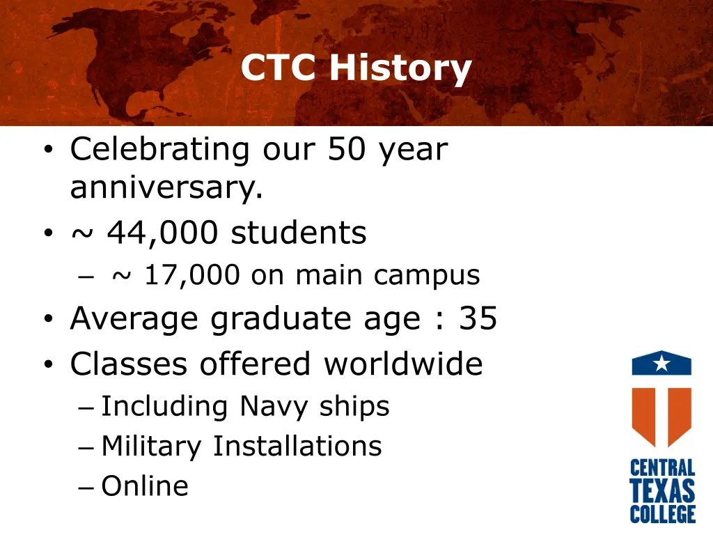 ctc history