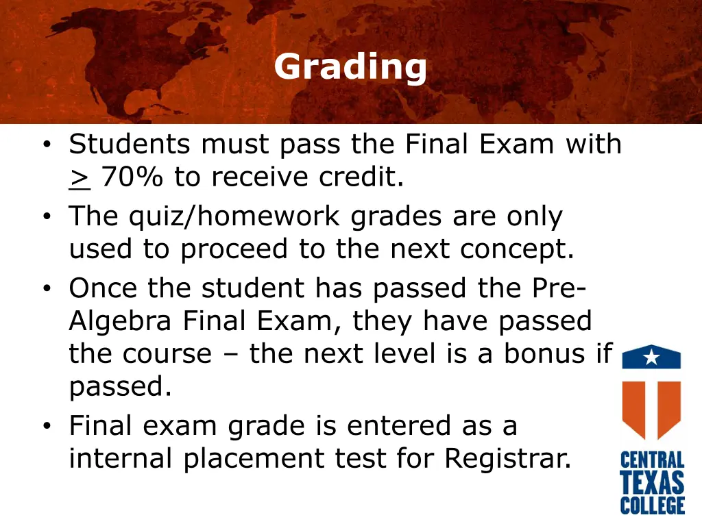 grading