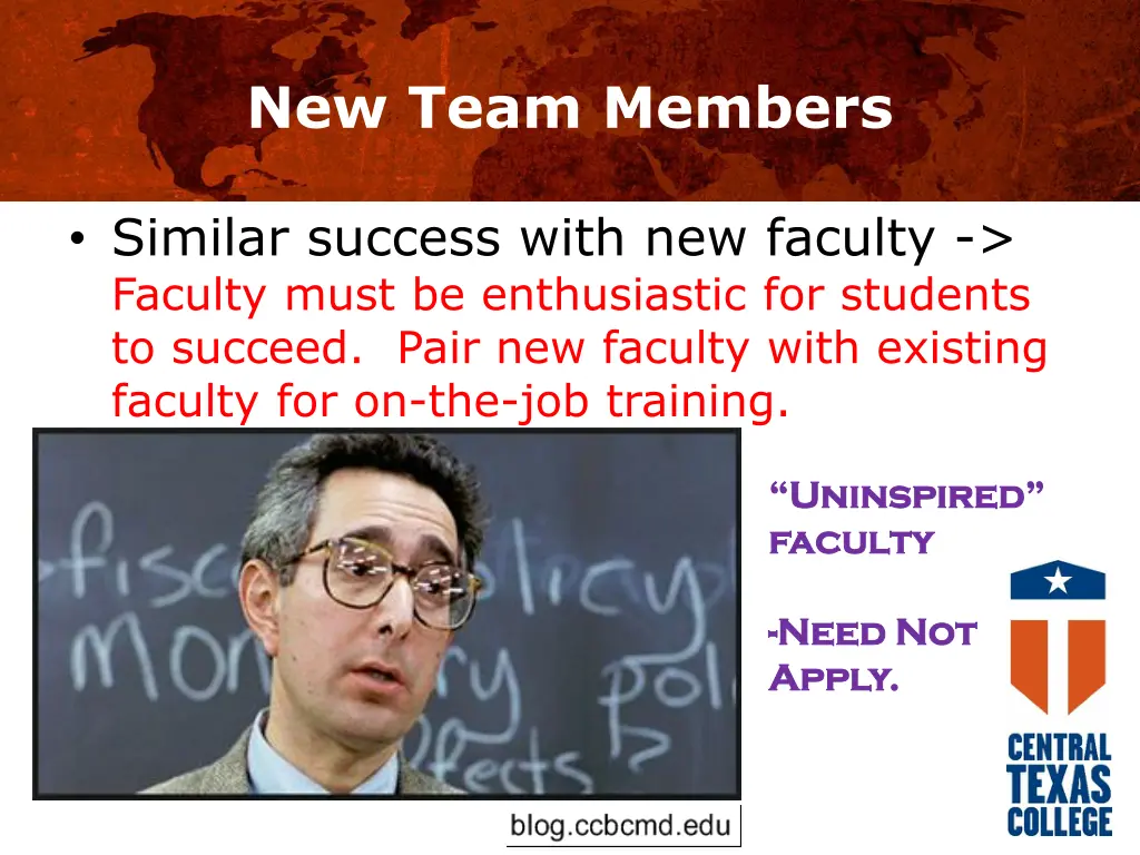 new team members