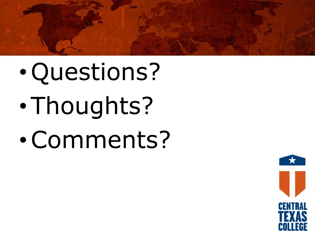questions thoughts comments 1