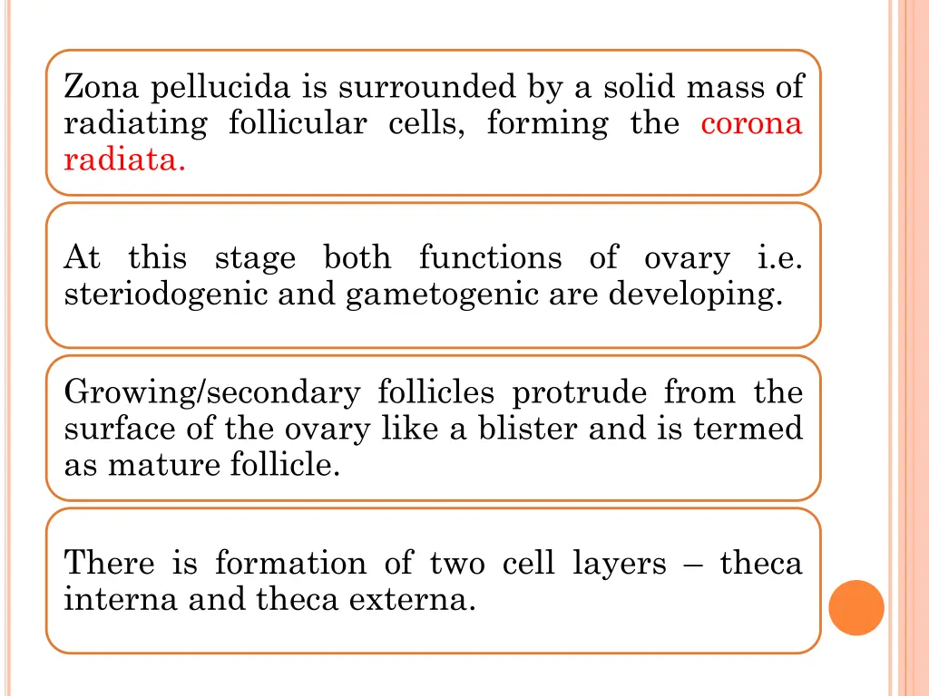 zona pellucida is surrounded by a solid mass