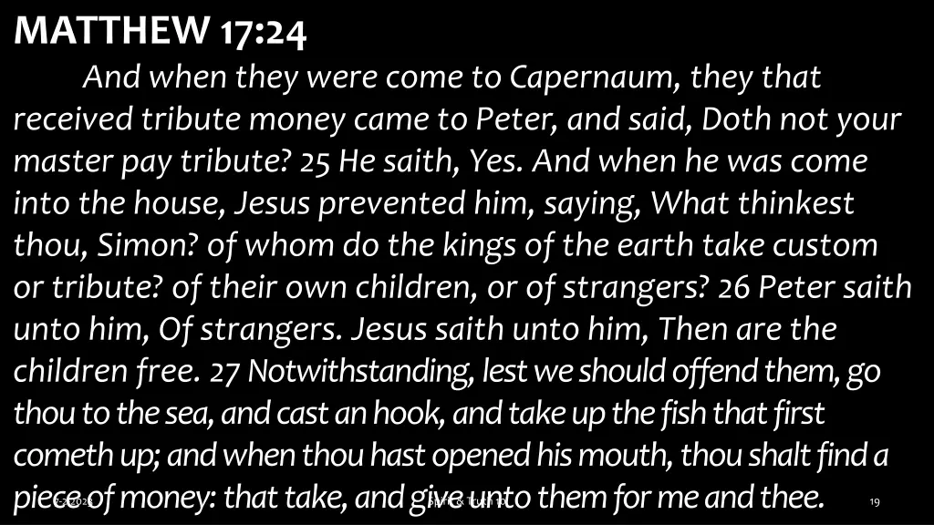 matthew 17 24 and when they were come
