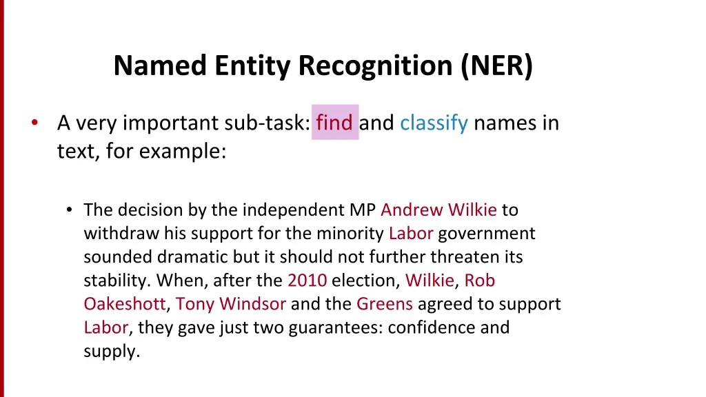 named entity recognition ner 1