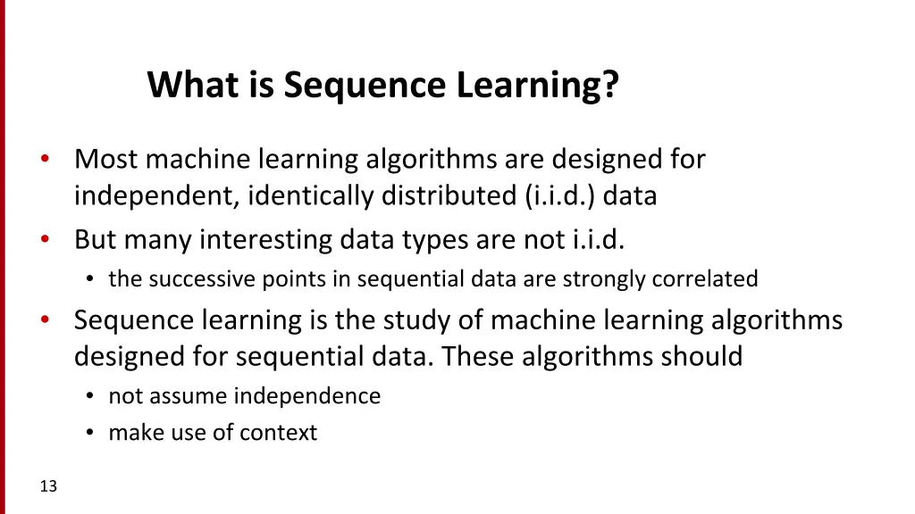 what is sequence learning
