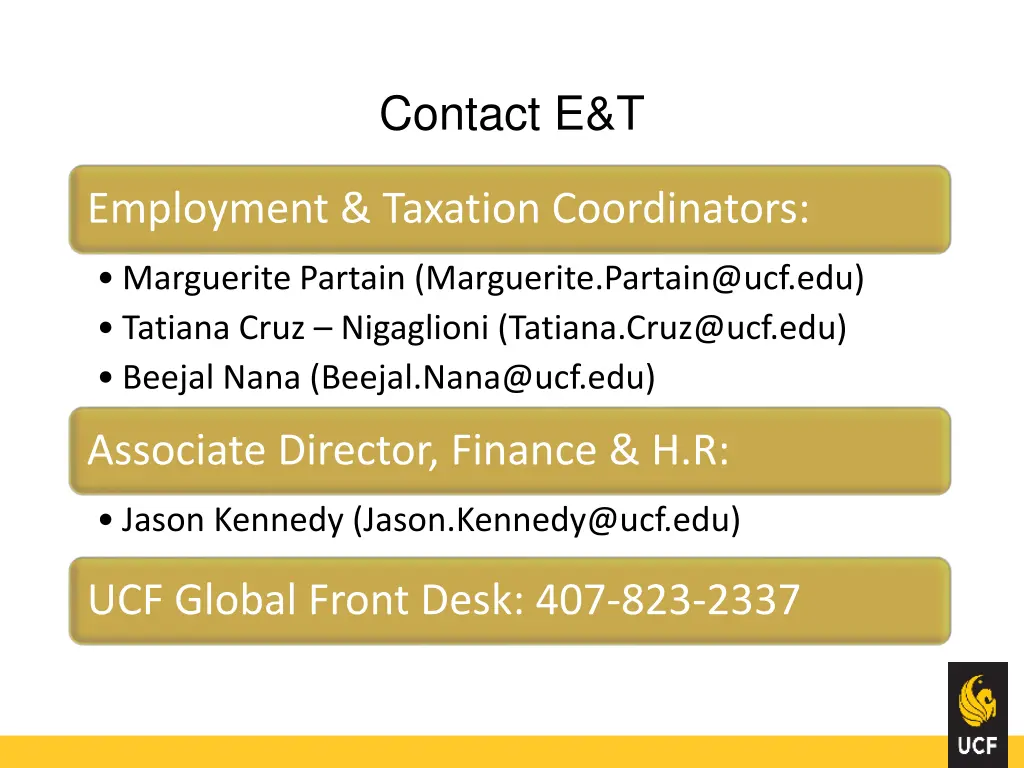 contact e t