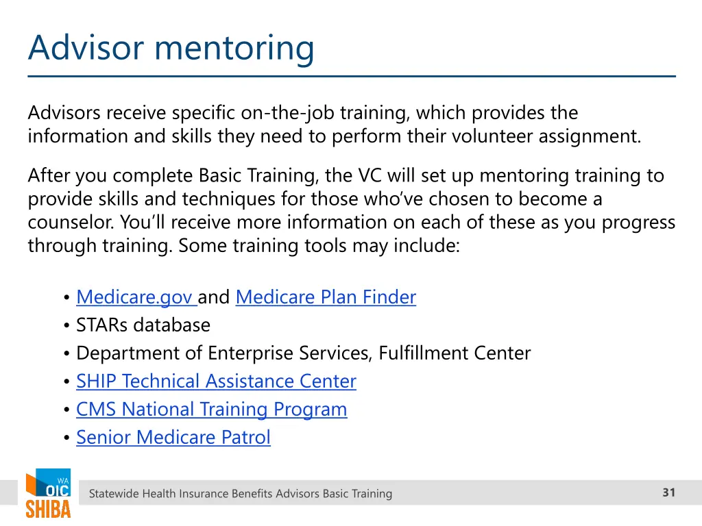 advisor mentoring