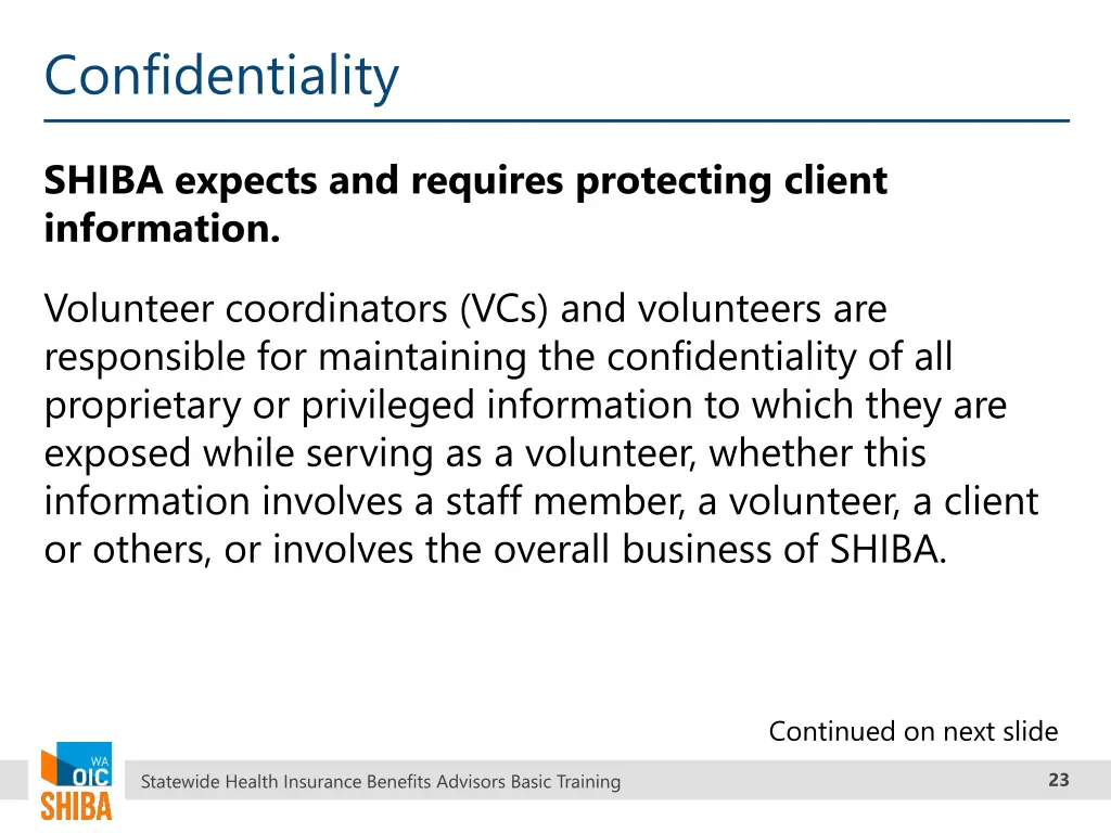 confidentiality