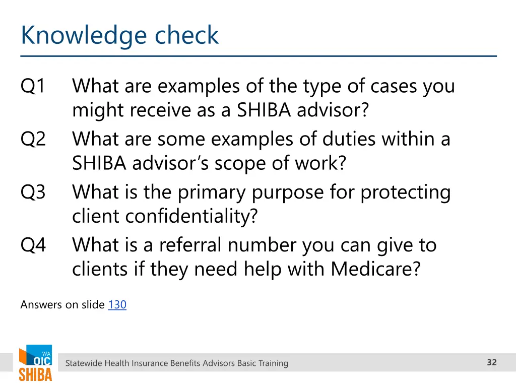 knowledge check