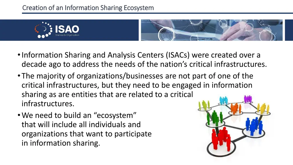 creation of an information sharing ecosystem