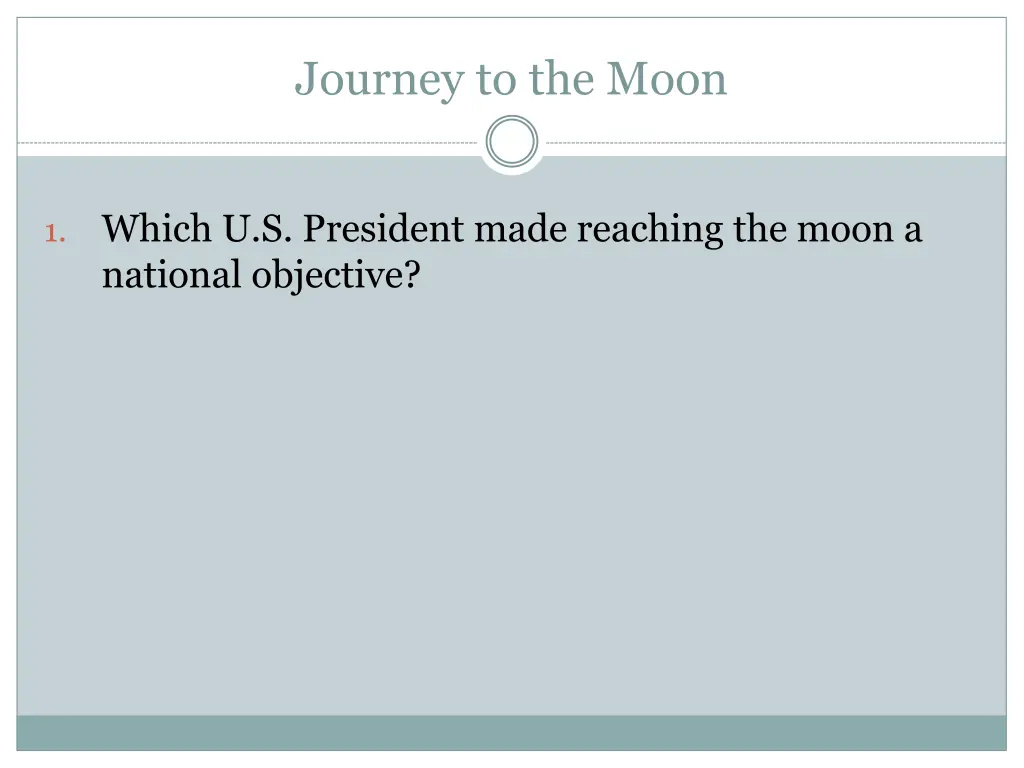 journey to the moon