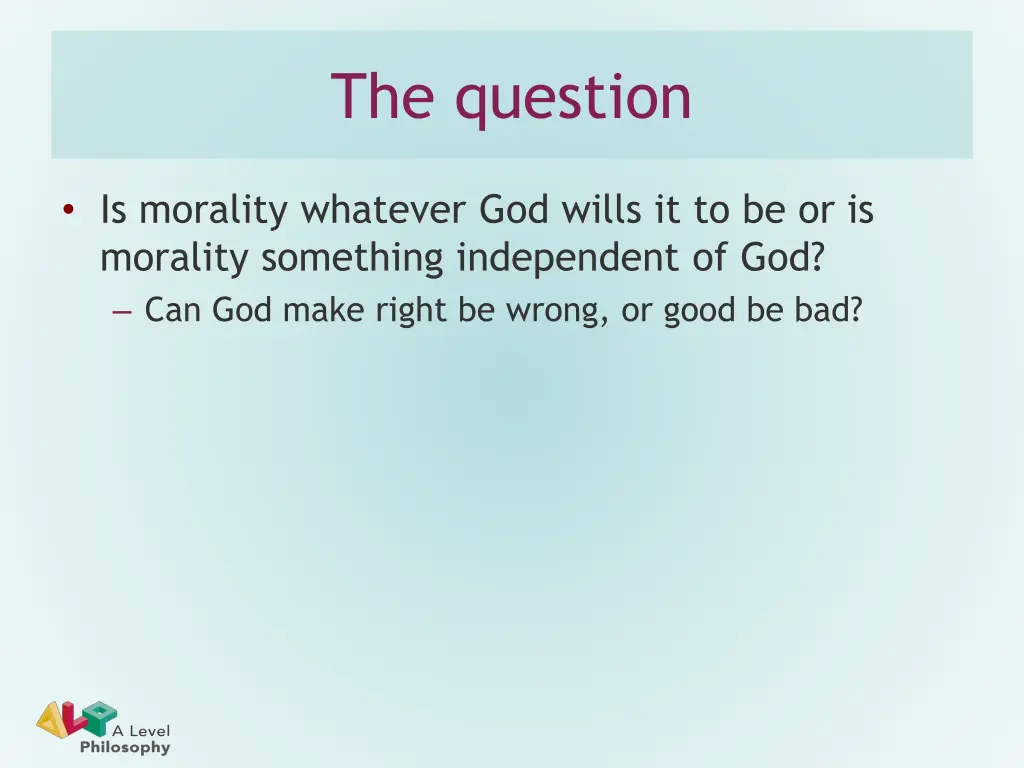 the question