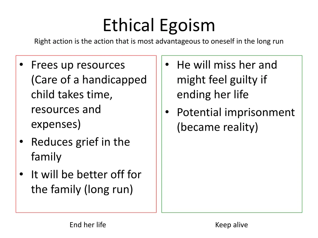 ethical egoism