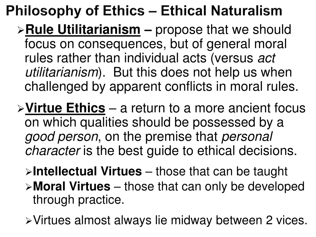 rule utilitarianism propose that we should focus