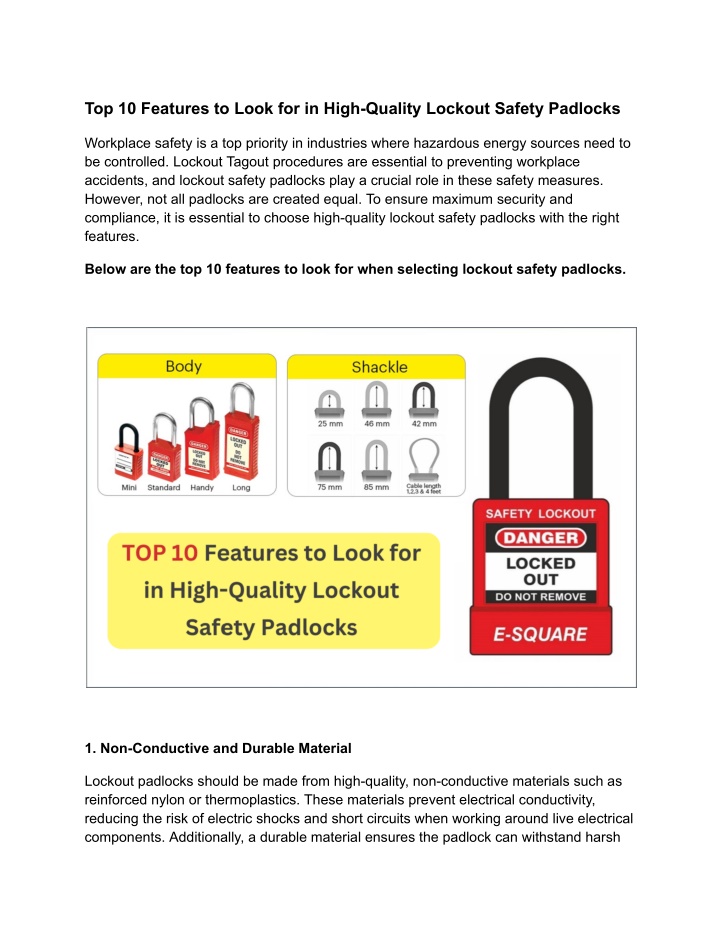 top 10 features to look for in high quality