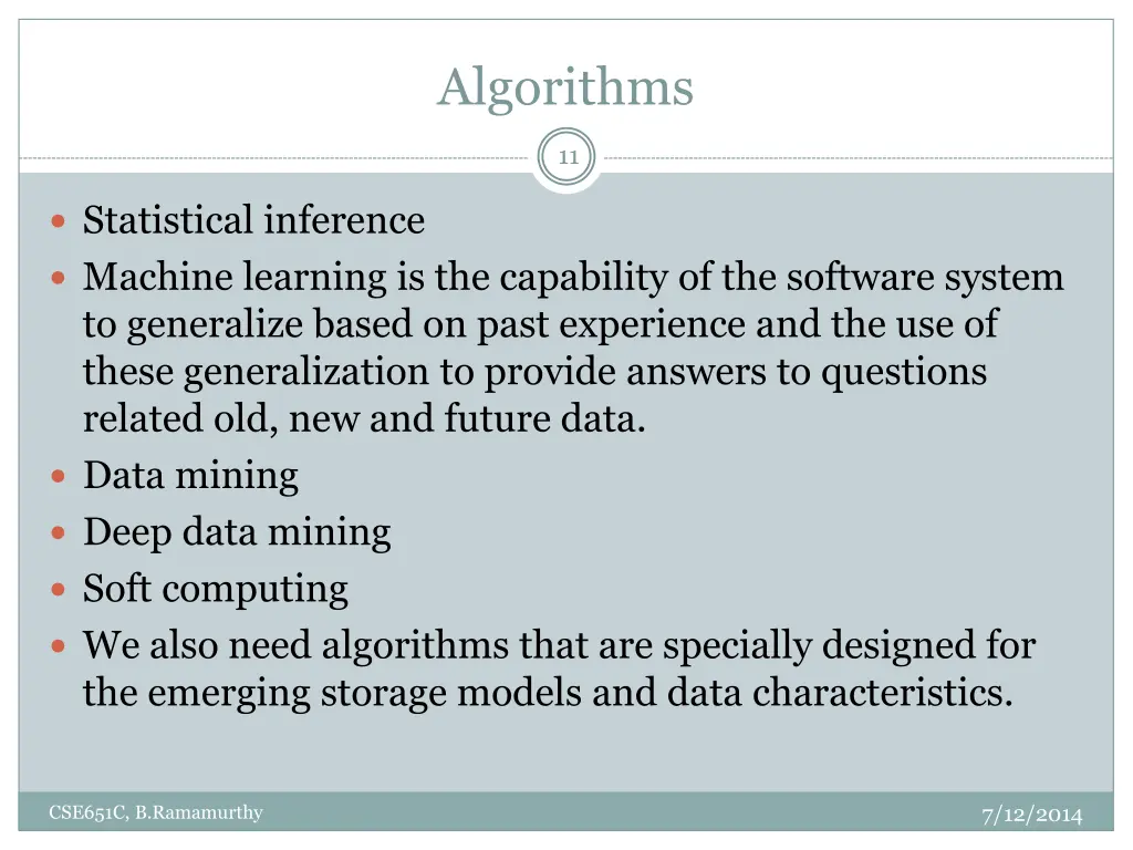 algorithms
