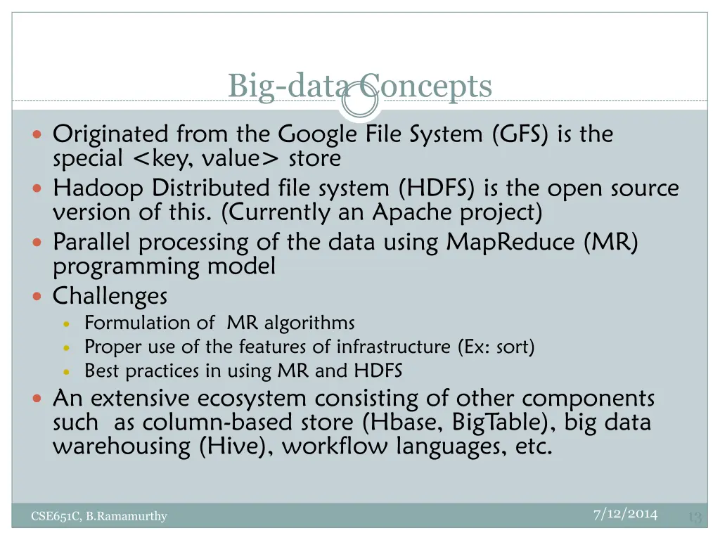 big data concepts