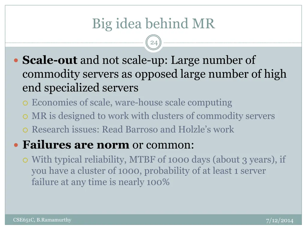 big idea behind mr